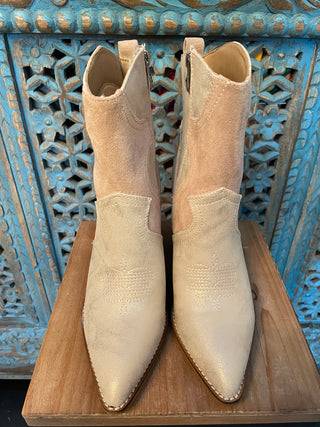 Good Lookin Short Gold Boot