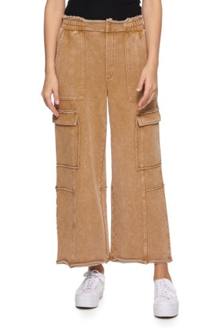 Dolly Vintage Washed Knit Cargo Pants