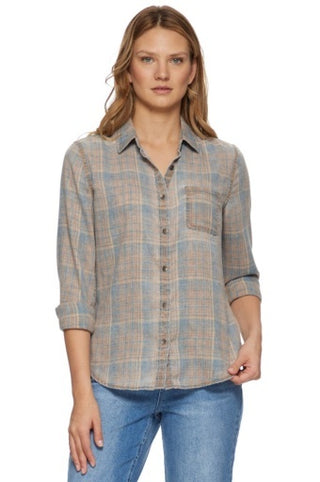 Classic Woven Flannel Shirt by Flag & Anthem