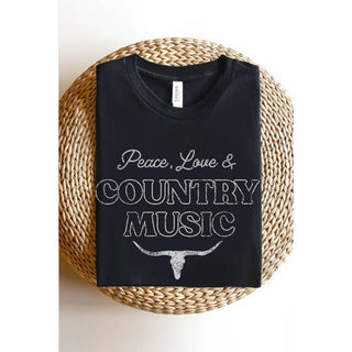 Country Music Graphic Long Crop Top