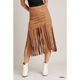 Western Fringe Skirt