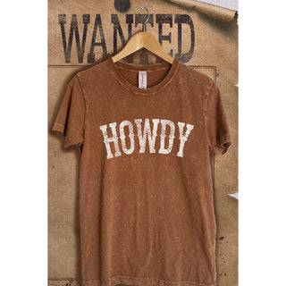 Howdy Vintage Mineral Wash Graphic Tee