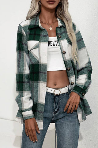 Plaid Flannel Cowgirl Shacket