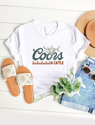 Coors and Cattle Graphic Tee