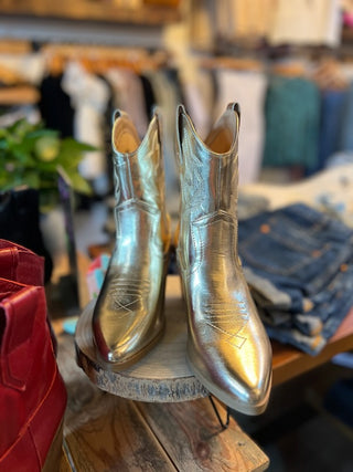 Gold Blazing Western Boot