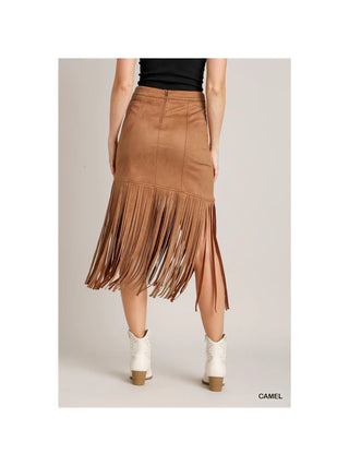 Western Fringe Skirt