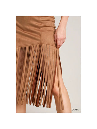 Western Fringe Skirt