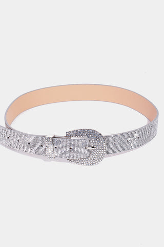 Wide Rhinestone Belt