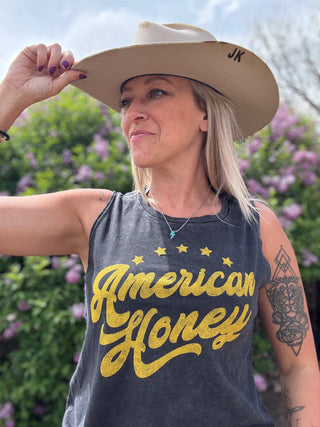 American Honey Mineral Graphic Tank Top