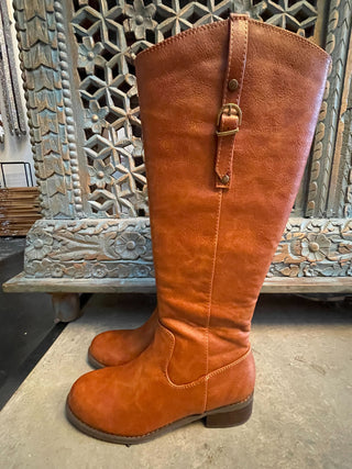 Hold Your Horses Tall Brown Boot By Corkys