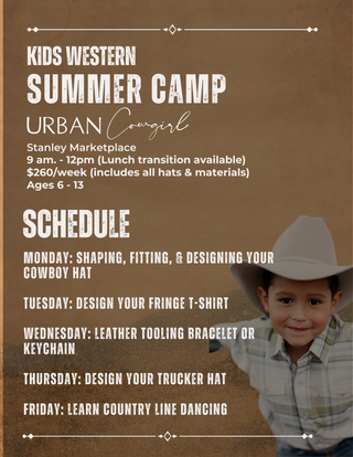 Western Summer Camp for Kids at Urban Cowgirl Denver