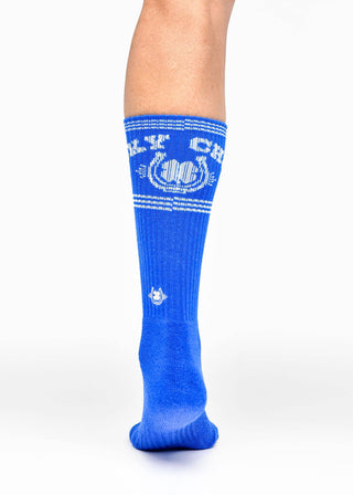 Retro Lucky Purple Performance Boot Socks