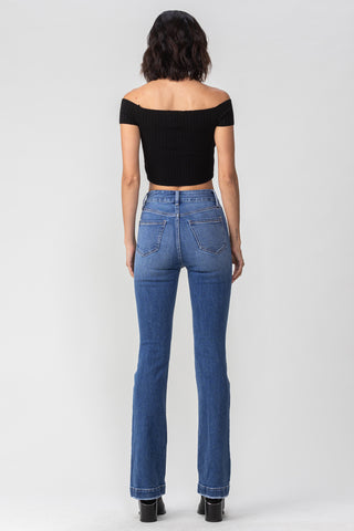 Chic & Comfortable High Rise Bootcut Jeans