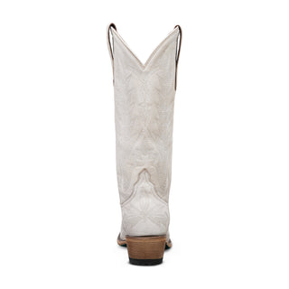 Lexington Crackle White Handmade Cowboy Boots