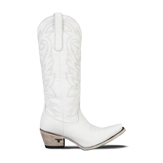 Smokeshow White Handmade Cowboy Boots