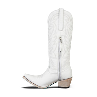 Smokeshow White Handmade Cowboy Boots