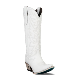 Smokeshow White Handmade Cowboy Boots