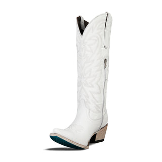 Smokeshow White Handmade Cowboy Boots