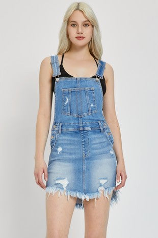 Mini Skirt Overall by Risen Jeans