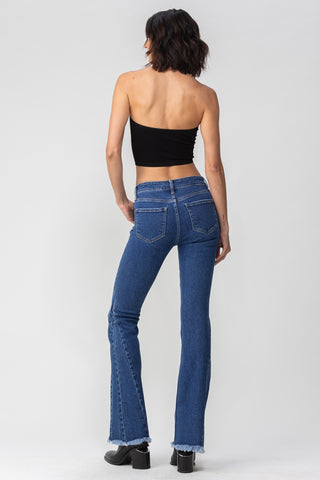 Mid Rise Flare Jeans with Side Detail (Lainey Wilson Inspired)