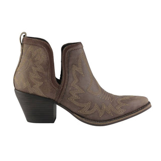 Myra Brown Leather Ankle Boot