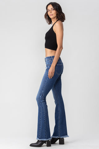 Mid Rise Flare Jeans with Side Detail (Lainey Wilson Inspired)